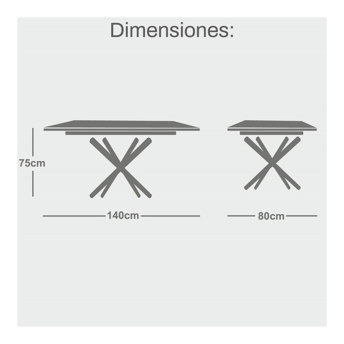 LEONA TABLE 140x80cm