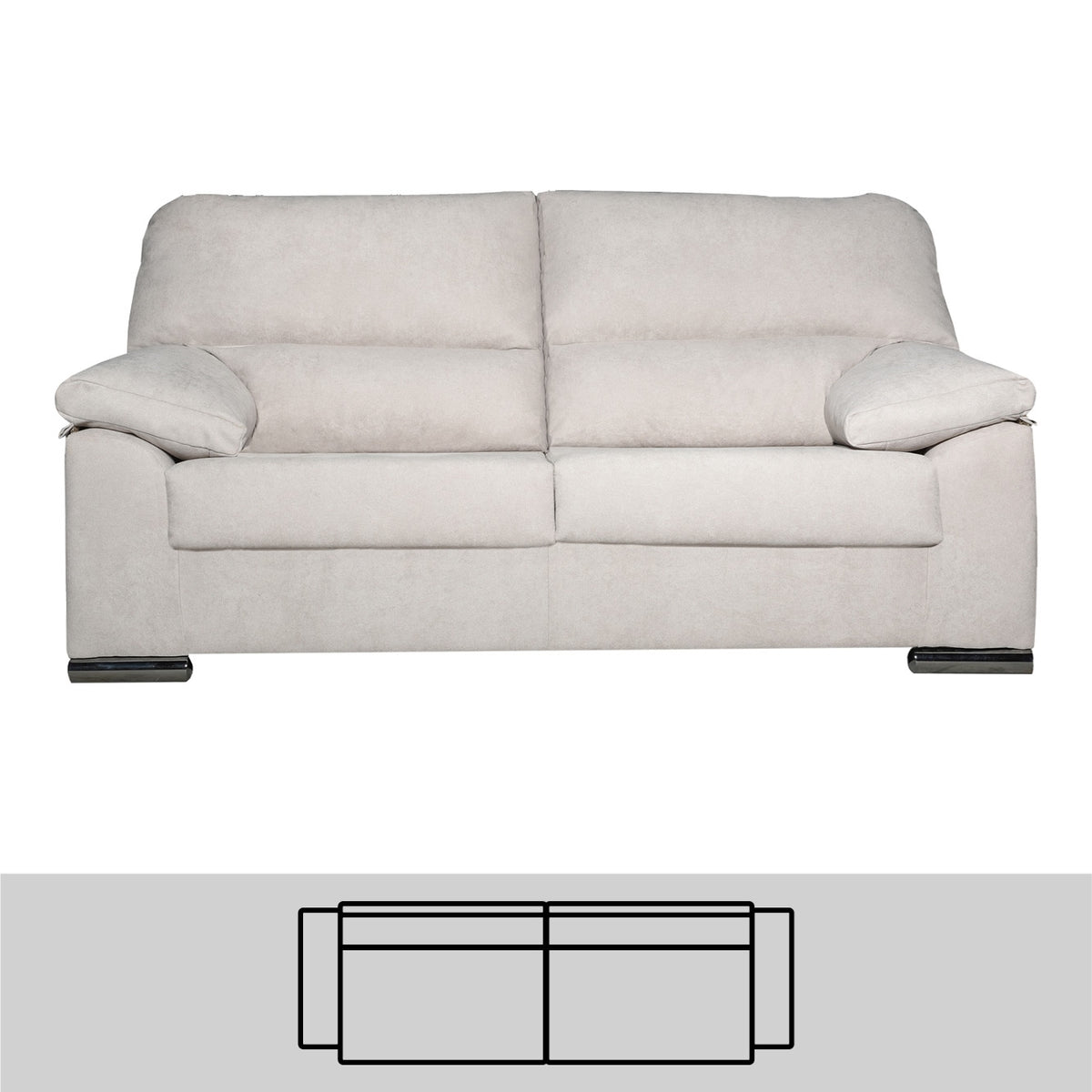 2-SEATER SOFA (2 Seats) 150 - Mod. TURIN 