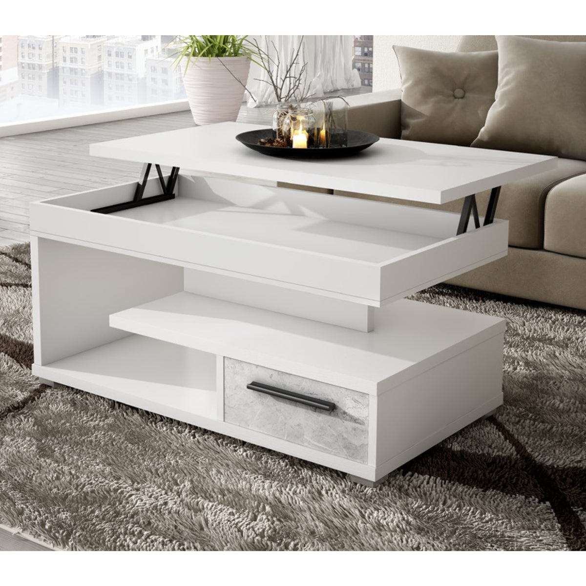 CAPRICCIO LIFTING COFFEE TABLE