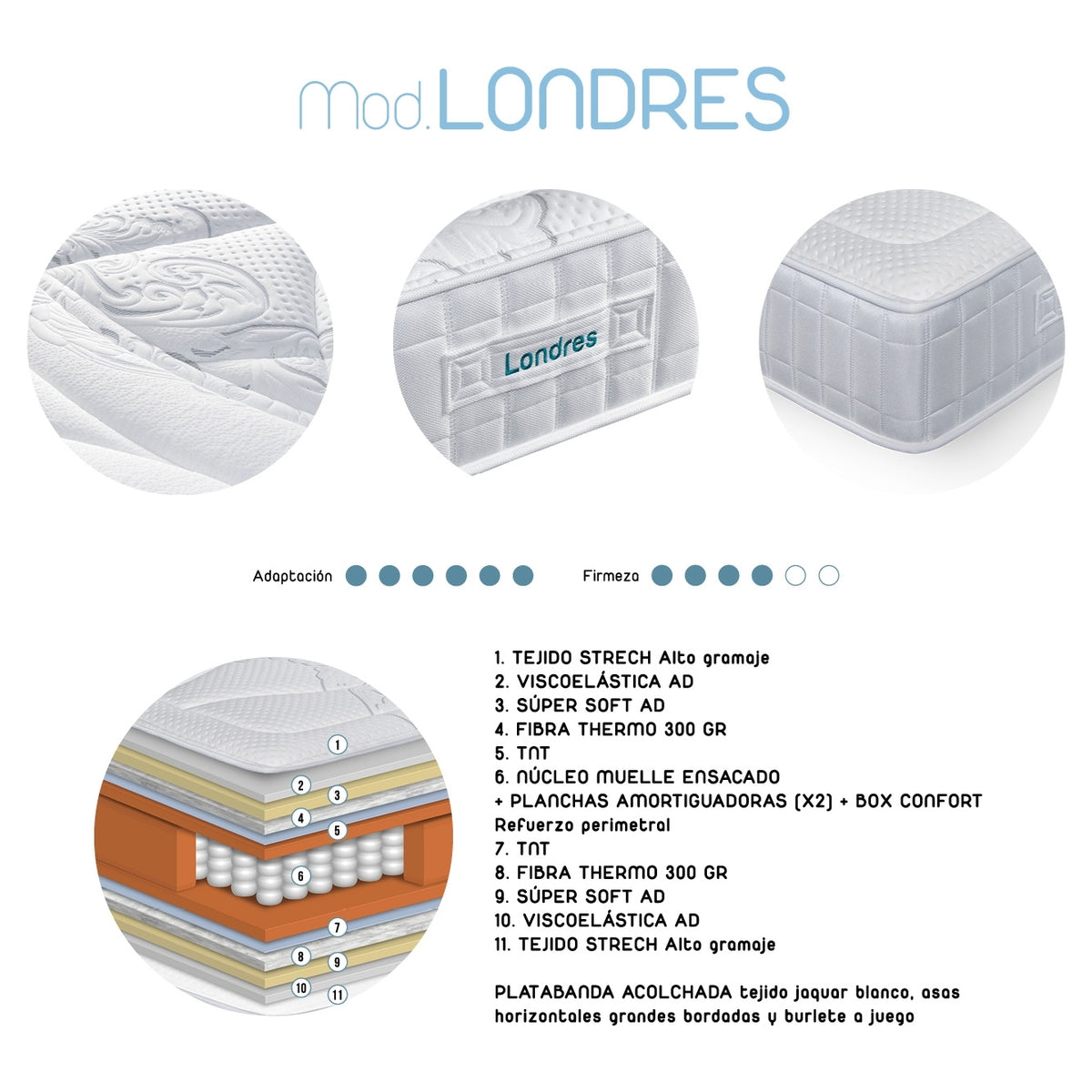 LONDON MOD. MATTRESS