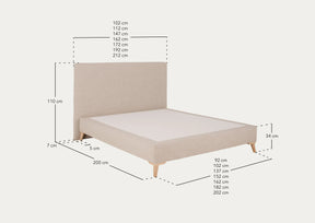 CAMA MIMIA 150X200cm