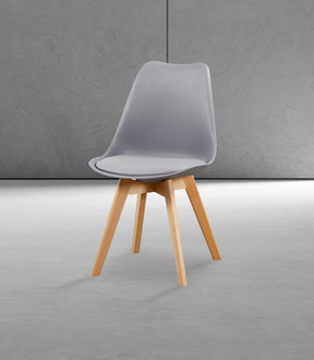 GRAY THIN CHAIR (Pack of 4 units)