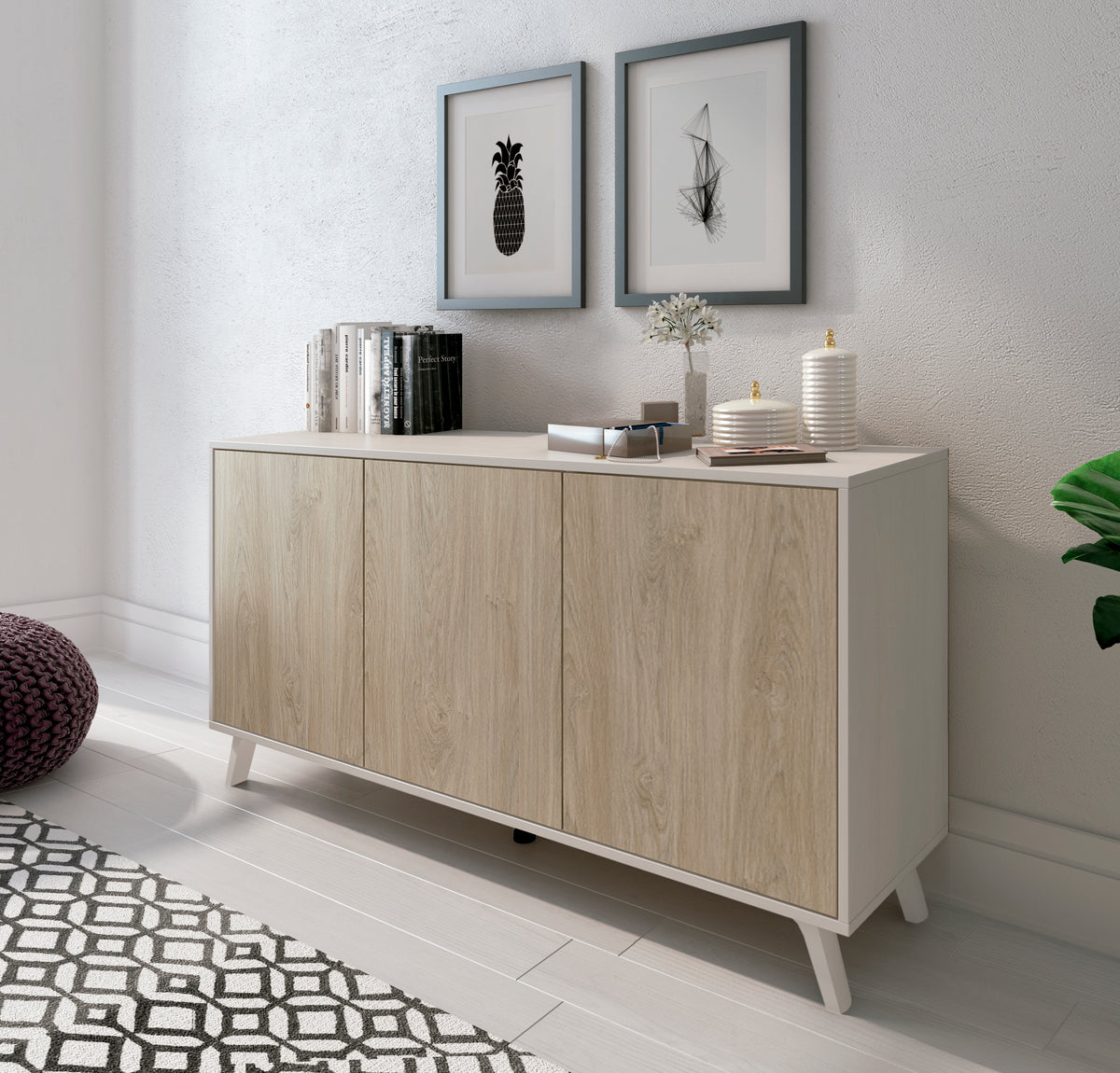 SOTO WHITE SIDEBOARD 